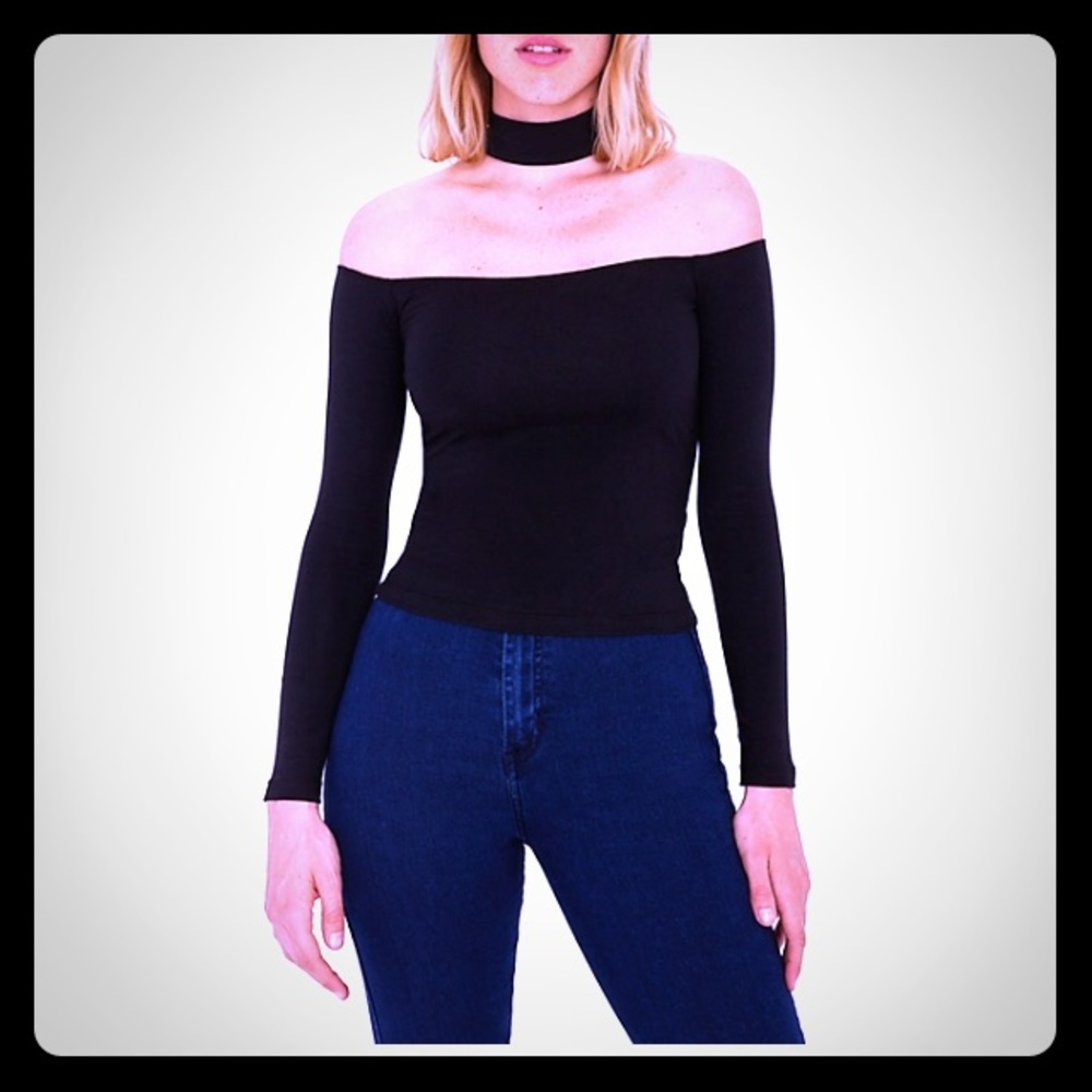 American Apparel choker top